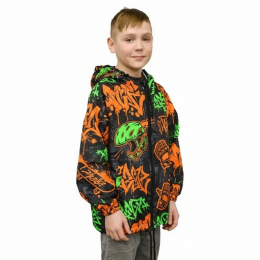 Ветровка с капюшоном детская, материал: оксфорд с подкладом