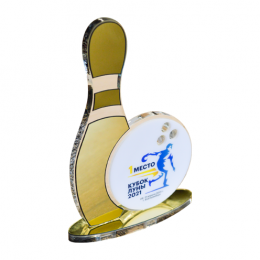 Приз из акрила 4-слойный (три слоя пластика) с УФ-печатью