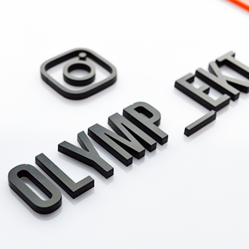 Табличка двухслойная, материал: акрил