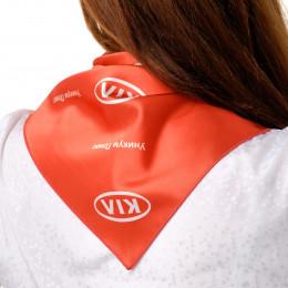 Косынка атласная с полной запечаткой