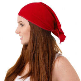 Бандана флисовая однотонная треугольная