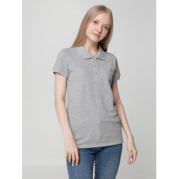 Рубашка поло женская Virma Lady, серый меланж
