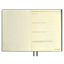 Ежедневник Avila, недатированный, синий