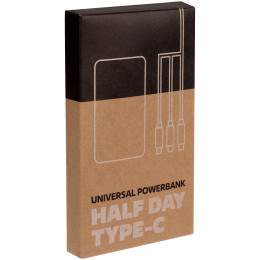 Аккумулятор Uniscend Half Day Type-C 5000 мАч, красный