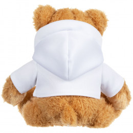 Мягкая игрушка «Мишка Cuddleton» в белом худи