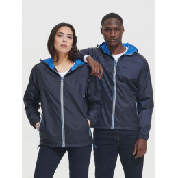 Ветровка Skate, темно-синяя с ярко-синим