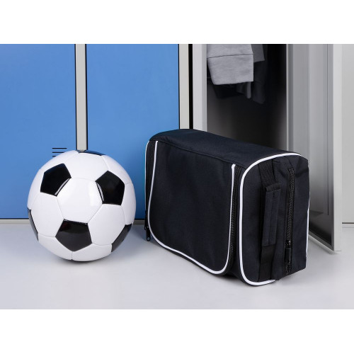 Сумка для обуви Equipex, черная с белым