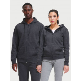 Толстовка женская на молнии с капюшоном Seven Women, черная