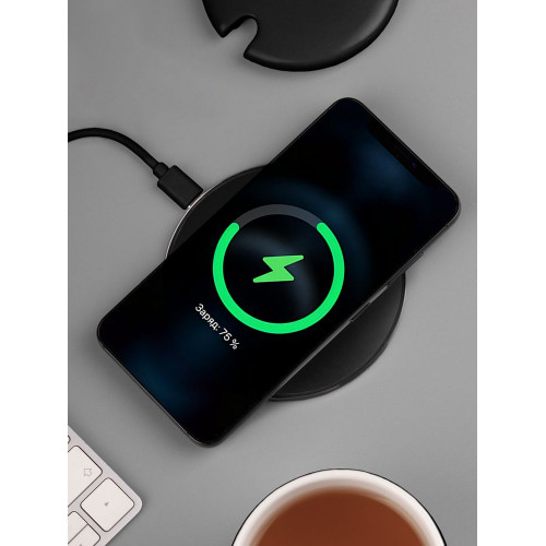 Кружка с подогревом и беспроводной зарядкой dualBase ver. 2.0 Matt, черная
