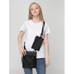 Сумка через плечо ringLink с отстегивающимся органайзером, черная