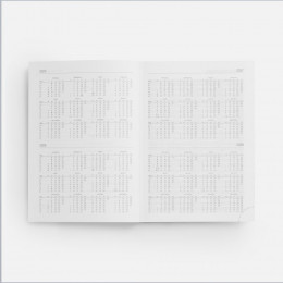 Ежедневник Nebraska, недатированный, синий