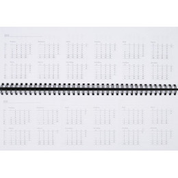 Планинг Grade на заказ, недатированный, черный