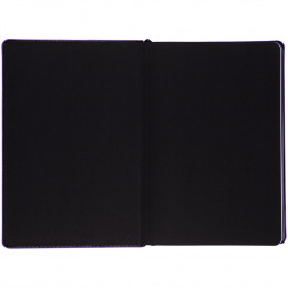 Ежедневник Alanis, недатированный, черный с фиолетовым