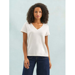 Футболка женская Regent Women с V-образным вырезом, серый меланж