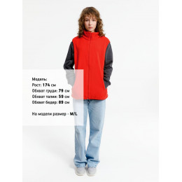 Жилет флисовый унисекс Nesse, красный