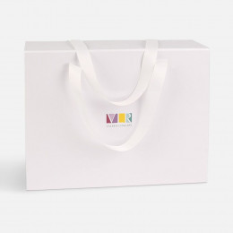 Плед Savanna, белый с синим