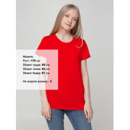 Футболка женская T-bolka Lady, красная