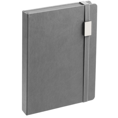 Ежедневник New Factor Metal, серый