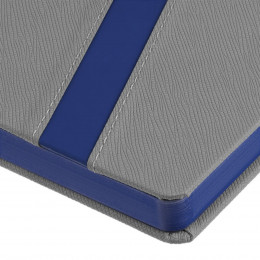 Ежедневник Rubikon на заказ, недатированный серо-синий