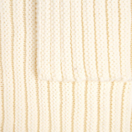 Плед Quill, белый (молочный)