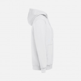 Толстовка мужская на молнии с капюшоном Amsterdam, белая