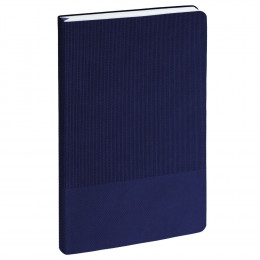 Ежедневник Knit, недатированный, темно-синий