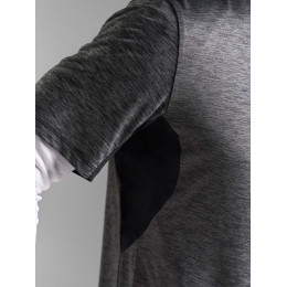 Футболка спортивная унисекс Storm, черный меланж