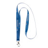 Лента для бейджей односторонняя (репс, 1 карабин) 1,5х85