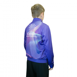 Толстовка без капюшона детская с полной запечаткой 28/116 (6 лет)