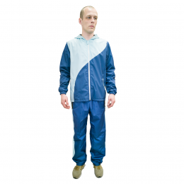 Костюм (ветровка с капюшоном и брюки, с подкладом), материал: дюспо с полной запечаткой 50