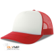 Бейсболка "RAPPER-S" белый, красный 